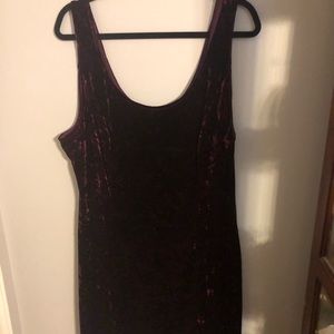 Plum Velvet Tank Dress